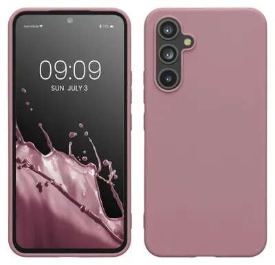 Produktbild von kwmobile Handyhülle für Samsung Galaxy A54 5G Hülle - TPU Case - Kabelloses Laden - Schutzhülle Cover in Altrosa matt
