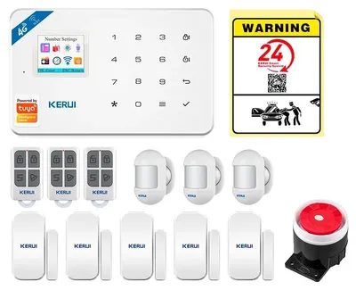 Immagine prodotto di Sistema di allarme, Connettività wireless, Compatibilità con la domotica, Set di allarme 4, Spina UE-d