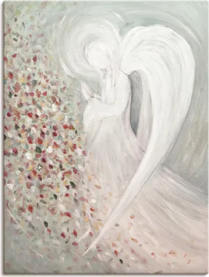 Produktbild von Christine Nöhmeier: Engelbild, Produkt:Leinwand, Größe (HxB):80x60 cm / Leinwand