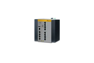 Image de Allied Telesis AT-IE300-12GT-80 Managed L3 Gigabit Ethernet (10/100/1000) Noir, Gris