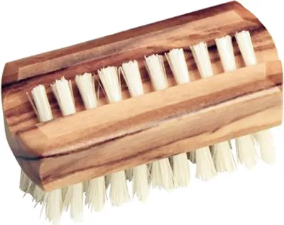 Produktbild von Doppelseitige Nagelbürste aus Olivenholz