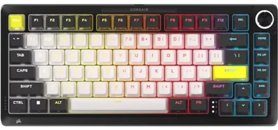 Imagen del producto de Corsair MAKR PRO 75, cable, USB, teclado con interruptor magnético, distribución QWERTY, iluminación RGB LED, color negro