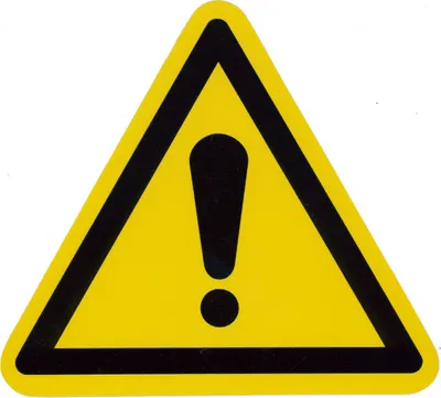 Produktbild von Schild Achtung Warnung Kunststoffplatte gelb 20cm