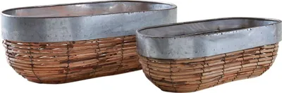 Produktbild von Korb aus Rattan "Paolo" (Doppelpack)