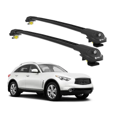Obrázok produktu pre TURTLE STREŠNÝ NOSIČ AIR-1 INFINITI QX70 S51 2013 - 2024 , Čierna