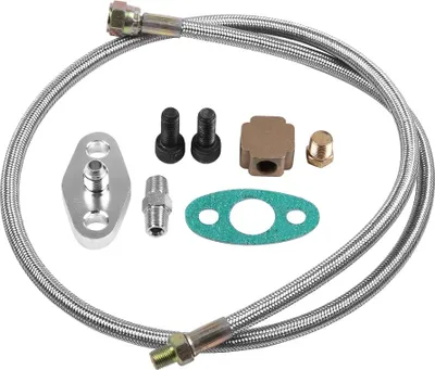 Produktbild von Turbo-Ölzuleitungssatz, Hitzebeständigkeit, lange Haltbarkeit für T3 T4 T70 T66 T04E T61 T76 T04B