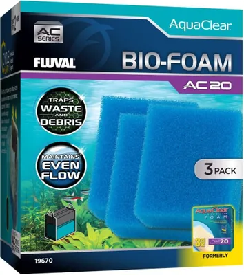 Obrázok produktu pre Fluval AC20 FILTER BlueSponge economy pack 3ks