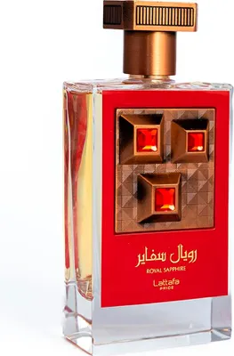 Obrázek produktu pro Lattafa Pride Royal Sapphire, Unisex, 100 ml, Tekutý parfém, Mandarin, Lemon, Saffron, Jasmine, Rose, Musk, Vanilla, Ambergris