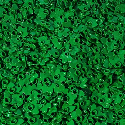 Zdjęcie produktu dla LEGO® 1x1 Roślina z trzema zielonymi liśćmi - 32607 NOWOŚĆ! Ilość 100x