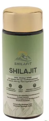 Produktbild von Shilafit Shilajit 500 mg Kapseln (120 Kapseln)