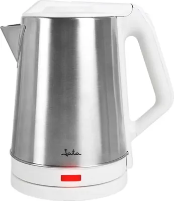 Produktbild von JATA JEHA1723, 2 l, 1500 W, Edelstahl, Weiß, Edelstahl, Wasserstandsanzeige, Überhitzungsschutz