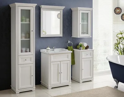 Obrázek produktu pro Koupelnový design Koupelnový nábytek sety Umyvadlo Antique nábytek Set 5 ks.