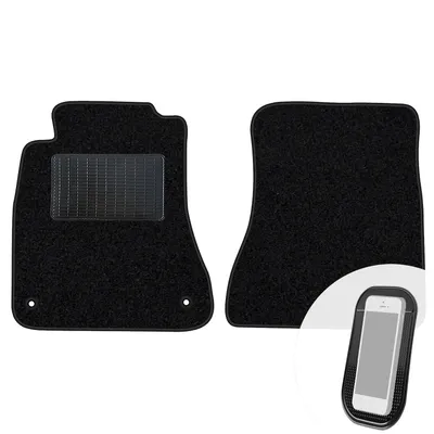 Produktbild von moto-MOLTICO Vorne Fußmatten Auto Velours Autoteppiche Schwarz Automatten Set 2-teilig passend für Lexus IS 250 2005-2013