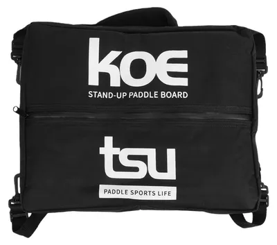 Produktbild von Isolierkühltasche aus Aluminiumfolie für Paddleboards, Surfbretter, Kajaks und Kanus. Robuste Tasche aus 600D Oxford-Gewebe, geeignet für die Aufbewahrung von Stand-Up-Paddleboards. Farbe: Schwarz