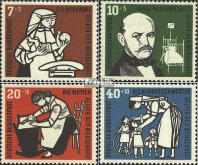 Produktbild von Briefmarken BRD (BR.Deutschland) 1956 Mi 243-246 (kompl.Ausgabe) postfrisch Kinderpflege