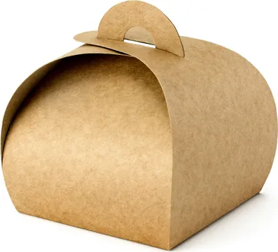 Produktbild von Geschenkbox für Gastgeschenke 8.5x7cm abgerundet 10er Set braun