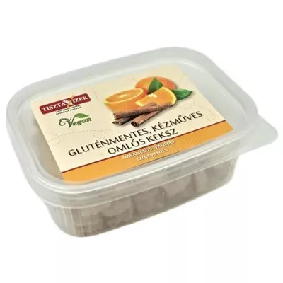 Produktbild von Vegane glutenfreie Kekse Zimt-Orangen hausgemacht 180g / ohne Zuckerzusatz