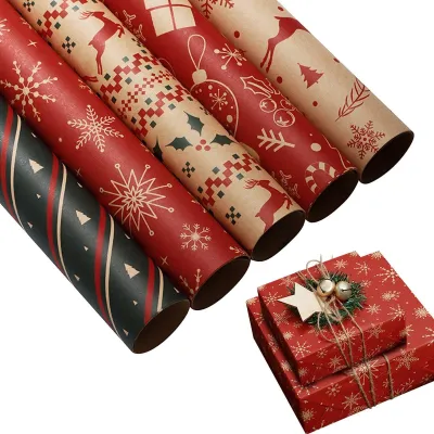 Produktbild von Set mit 5 festlichen Geschenkverpackungen für die Feiertage