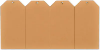 Image de rillprint étiquette produit 40 x 80 mm kraft brun