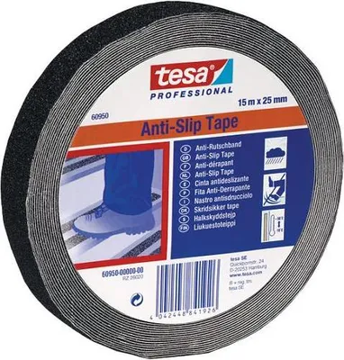 Zdjęcie produktu dla Tesa Páska protiskluzová 15 m x 25 mm černá Professional 60950