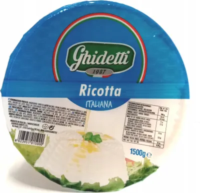 Zdjęcie produktu dla Ser Ricotta Ghidetti - włoski ser świeży 1,5 kg