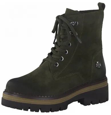 Produktbild von Marco Tozzi Damen Elegante Stiefelette by GMK Guido Maria Kretschmar 2-86202-27 Grün