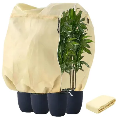 Produktbild von Pflanzenschutzhaube Winterschutz 200x240cm Beige mit Reißverschluss und Zugband
