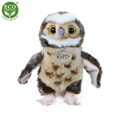 Obrázok produktu pre Rappa Plyšová sova stojaca 22 cm ECO-FRIENDLY