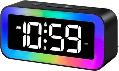 Obrázok produktu pre Digitálne RGB budíky s nočným vypínačom pre deti a dospelých