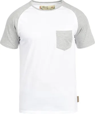 Produktbild von INDICODE IDGresham Herren T-Shirt Kurzarm Shirt mit Rundhals-Ausschnitt Brusttasche Baumwollmischung Regular fit