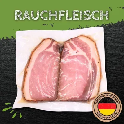 Produktbild von Schweinefleisch Rauchfleisch Schweinerauchfleisch 200g vakuumiert
