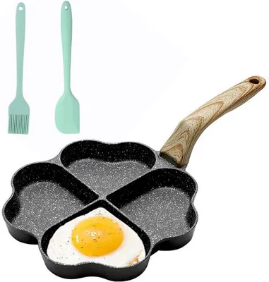Immagine prodotto di Padella a forma di cuore, con rivestimento antiaderente, 28 cm, ideale per omelette e pancake