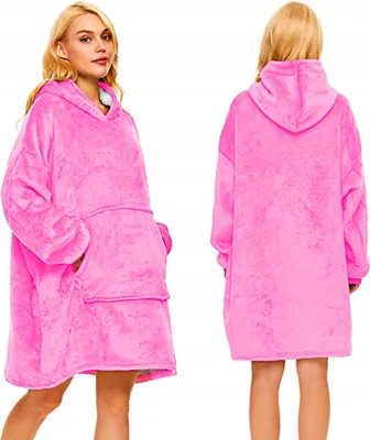 Produktbild von Oversize Koc Hoodie XXL in Rosa für Wohlfühlmomente