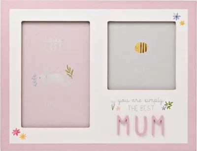 Produktbild von Celebrations - "Love Life Mum" Rahmen für mehrere Fotos WD3108 (200 mm x 255 mm x 9 mm) (Weiß)