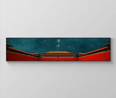 Produktbild von TPFLiving Kunstdruck LW-309 (OHNE RAHMEN) Poster - Leinwand - Wandbild - Hochauflösender Giclée-Druck, langlebig und hochwertig - Abstrakte Strukturen -  - Größe: 50x200cm