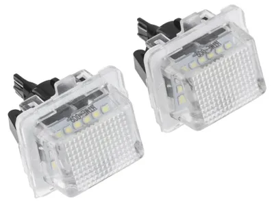 Obrázok produktu pre LED osvetlenie poznávacej značky pre modely MERCEDES-BENZ C (W204), E (W212/C207/A207) a S (W221)