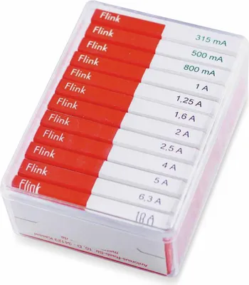 Immagine prodotto di Assortimento di fusibili miniaturizzati ESKA , 632800, (Ø x L) 6,3 mm x 32 mm Ad azione rapida -F- Contenuto 120 pz.