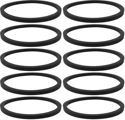 Immagine prodotto di Unità per lettore CD in silicone - 10 pezzi - Adatta con precisione - Colore nero - Adatta per apparecchiature audio - Dimensioni 25x28x1,5 mm