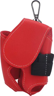 Obrázek produktu pro Golfový míček Waist Bag s T -Shirter 2 míčky KapacitaPolyuretankůže Carry Bag přezka a klip pro golfisty červená