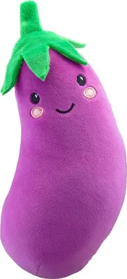 Produktbild von SOFTLINGS Food Plüsch SALAD & VEGETABLES 1, Aubergine, 16 cm
