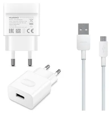 Immagine prodotto di Huawei AP32 Caricabatteria Adattatore Parete Usb 9V 2A Cavo Dati Micro USB Bianco Venduto come Grado B 6901443115310
