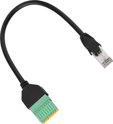Obrázek produktu pro Adaptérový kabel s konektorem RJ45 na 8kolíkový pružinový konektor svorkovnice