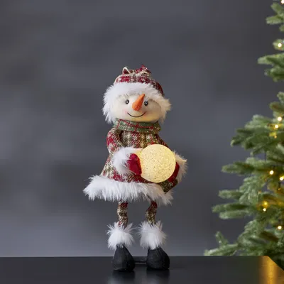 Zdjęcie produktu dla Figurka Bałwanek Led JOYLIGHT 40 cm na baterie