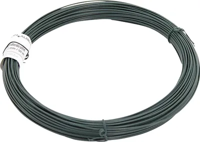Produktbild von GAH-Alberts Bindedraht, Metallumzäunung, Grenzeinzäunung, Stahl, Grün, Galvanisierte Beschichtung, 50 m