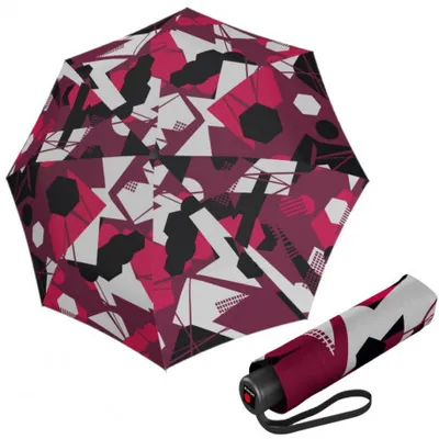 Obrázek produktu pro Knirps KNIRPS A.050 EXPLORE HIBISCUS - elegantní dámský skládací deštník