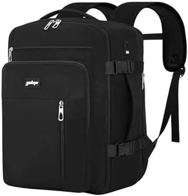 Image de Sac à dos de voyage, 20 L, 40x20x25 cm, imperméable, compartiment pour ordinateur portable 15,6 pouces, idéal pour les voyages en avion