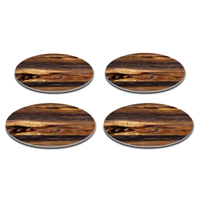 Zdjęcie produktu dla Bertoni zestaw 4 podkładek Bold 4DG | elegancja i ochrona stołu | 4 sztuki | wzór | WOOD