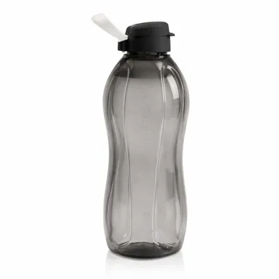 Produktbild von TUPPERWARE To Go Eco 2 L Schwarz+ Halter Trinkflasche Clippverschluss