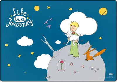 Produktbild von Der kleine Prinz - Schreibtischunterlage - Life is a journey