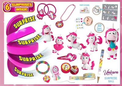 Productafbeelding van Unicorn surprise ball - Spannende kinderverrassingen